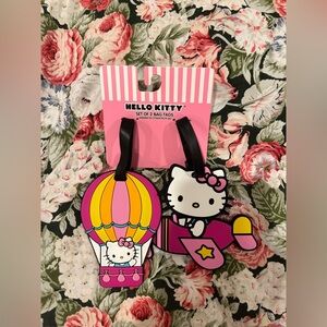 sanrio hello kitty luggage tags set of 2 NWT